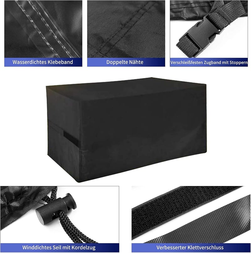 YoungBee Kerti bútor takaró 190x140x74cm vízálló UV-védett Oxford szövet - 190 x 140 x 74 cm