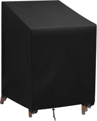 YoungBee Kerti Szék Védőhuzat 120x65x80cm Vízálló UV Védelem Fekete 1