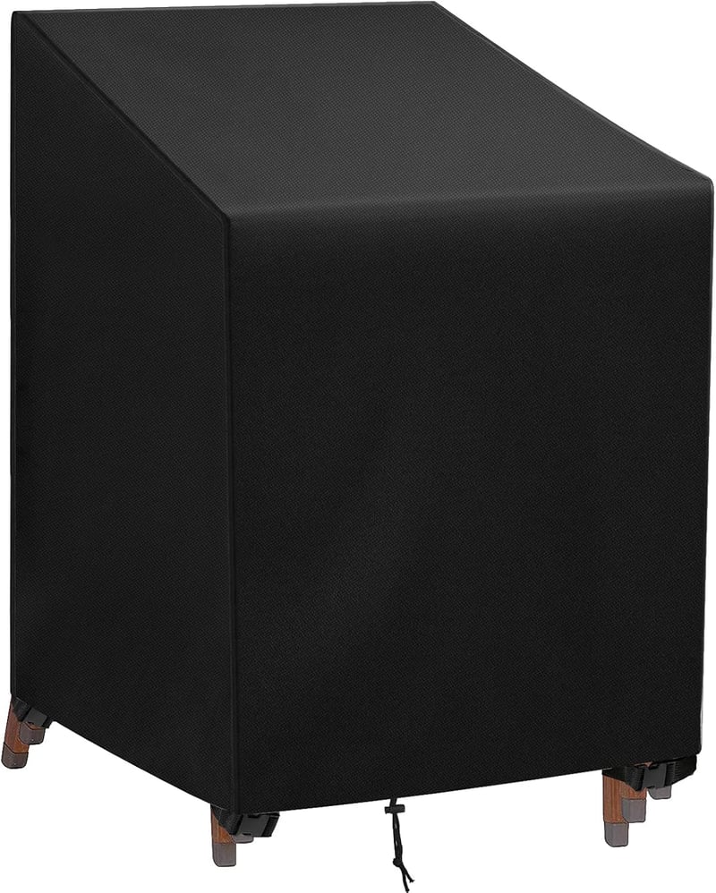YoungBee Kerti Szék Védőhuzat 120x65x80cm Vízálló UV Védelem Fekete