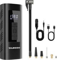 YOUNGDO 150 PSI elektromos kerékpáros pumpa 6000 mAh akkumulátorral 1