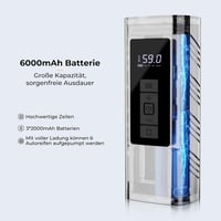YOUNGDO 150 PSI elektromos kerékpáros pumpa 6000 mAh akkumulátorral 3