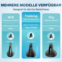 YOUNGDO ergonomikus kerékpár nyereg memóriahabbal, vízálló, légáteresztő, ütéselnyelő 6