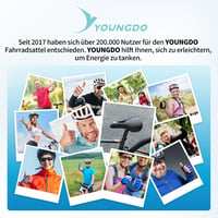 YOUNGDO ergonomikus kerékpár nyereg memóriahabbal, vízálló, légáteresztő, ütéselnyelő 7