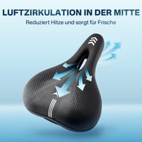 YOUNGDO ergonomikus kerékpár nyereg memóriahabbal, vízálló, légáteresztő, ütéselnyelő 4