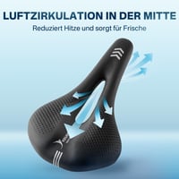 YOUNGDO ergonomikus kerékpár nyereg memóriahabbal, vízálló, légáteresztő, ütéselnyelő 4