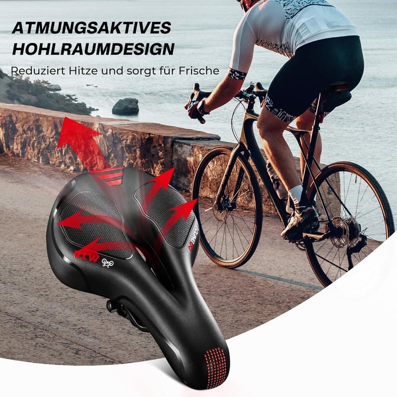 YOUNGDO Gel Kerékpár Nyereg Ergonomikus Puha Kényelmes Vízálló
