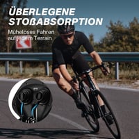 YOUNGDO gel kerékpárnyereg ergonomikus, vízálló borítóval - kék 5