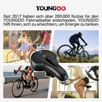 YOUNGDO gel kerékpárnyereg ergonomikus, vízálló borítóval - kék 8