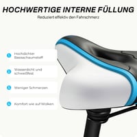 YOUNGDO Gel Kerékpár Nyereg Ergonomikus Puha Kényelmes Vízálló 4