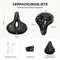 YOUNGDO Gel Kerékpár Nyereg Ergonomikus Puha Kényelmes Vízálló 6