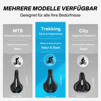 YOUNGDO gel kerékpárnyereg ergonomikus, vízálló borítóval - kék 7