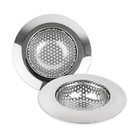 Your Day Mate Nerezové sitko do drezu, 3 ks – vonkajší priemer 70 mm, vnútorný priemer 44 mm, hĺbka 18 mm – kuchynský drez, sprcha, vaňa, sitko na zachytávanie vlasov 9