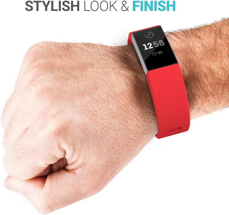 Yousave Accessories Fitbit Charge 3 szilikon csereszíj 15 szín