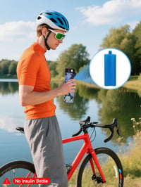 YOUSHARES Inzulin Hűtőelemek 2db - 24 Órás Hűtés Inzulin Tollhoz és Hűtőtáskához - Blue 7