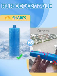 YOUSHARES Inzulin Hűtőelemek 2db - 24 Órás Hűtés Inzulin Tollhoz és Hűtőtáskához - Blue 4