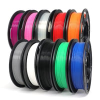 Yousu PLA Plus filament 1,75 mm 3D tlačová struna, balenie 250 g x 10 kotúčov, čierna, biela, sivá, červená, modrá, zelená, oranžová, ružová, fialová, transparentná 1
