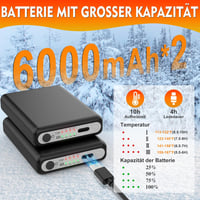Youtelit Fűthető Zokni App Vezérléssel 6000mAh Lábmelegítő 4 Hőfok Mosható 2