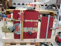 Cleme de fixare orizontale YOUTU GH-201B 90 kg - roșu - 2 bucăți 6