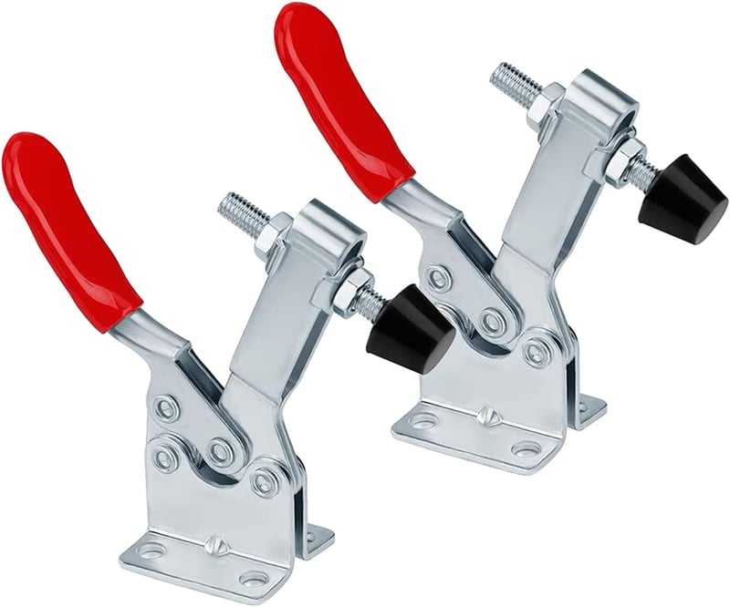 Cleme de fixare orizontale YOUTU GH-201B 90 kg - roșu - 2 bucăți