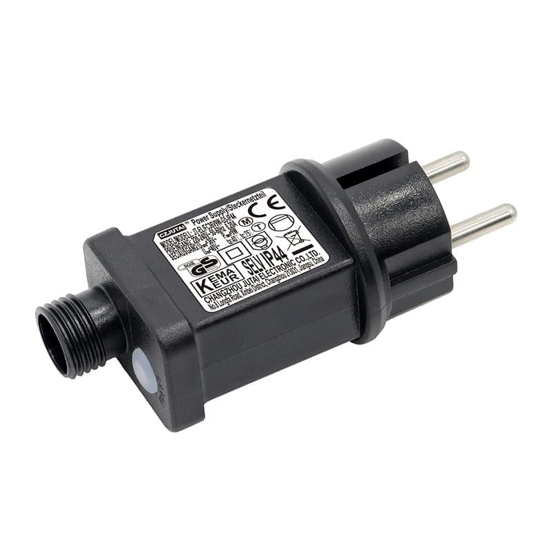 yowin 24V EU Adapter Fényfüzérekhez - 9 Világítási Mód, Időzítő, Memória Funkcióval, IP44 Vízálló Transzformátor Karácsonyi Fényekhez, Jégcs