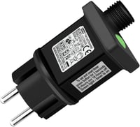yowin EU Csatlakozó Fényfüzérekhez - 31V 9 Üzemmódú Adapter Időzítővel, Memória Funkcióval, IP44 Vízálló Transzformátor Karácsonyi Világítás 1