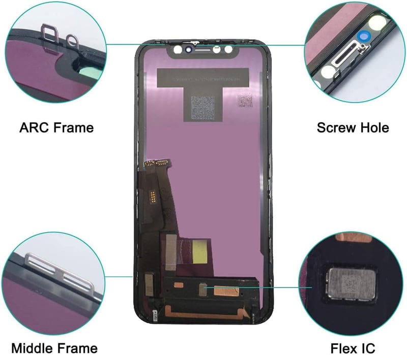 YOXINTA iPhone 11 kijelző csere LCD érintőképernyő 6.1" teljes kerettel