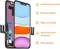 YOXINTA iPhone 11 kijelző csere LCD érintőképernyő 6.1" teljes kerettel 5
