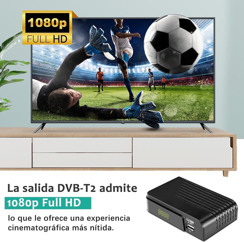 YOYOPOW DVB-T2 HD vevő HEVC H.265 földi digitális tuner