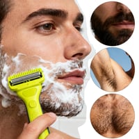 Náhradné čepele pre holiaci strojček Philips OneBlade, 2 ks, kompatibilné s modelmi QP25Xx/QP26Xx/QP65Xx/QP66Xx, náhradná hlava zastrihávača 4