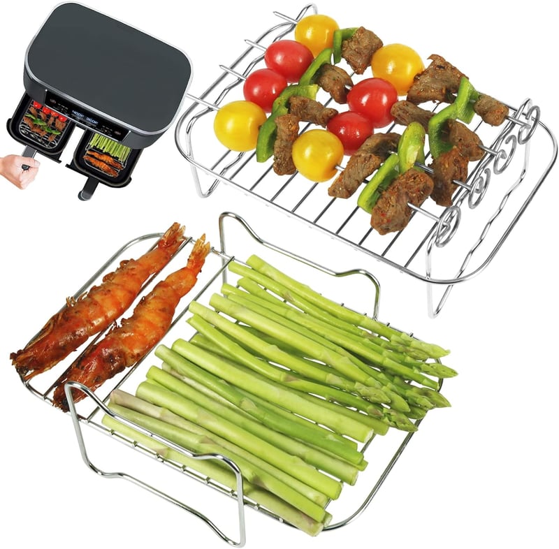 YQL Ninja Foodi AF300EU AF200EU légfriteuse kiegészítő szett grillrács 4 nyárssal