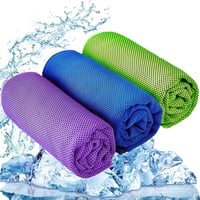 YQXCC Hűtőtörlköző 3 db 120x30 cm Mikroszálas Sporthoz Jógához Utazáshoz 1