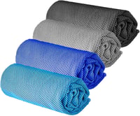 YQXCC Hűtőtörlköző szett 4 db, 120x30 cm, mikroszálas sportöltözet hűtéshez 1