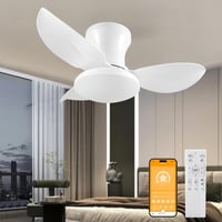 YrgePowk 65 cm Mennyezeti Ventilátor LED Világítással Távirányítóval 1
