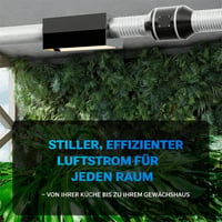Yrichtra 100mm Flexibilis Légcsatorna 5m Alumínium Szellőzőcső Klímához 6