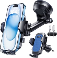 YRU Autós Telefontartó Erős Szívókoronggal és Klipsz iPhone Samsung Univerzális 1