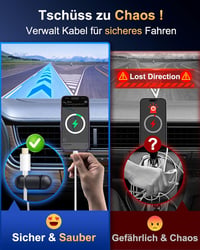 YRU MagSafe autós telefontartó erős szívókoronggal iPhone és Android készülékekhez 7