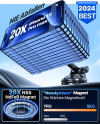 YRU MagSafe autós telefontartó erős szívókoronggal iPhone és Android készülékekhez 4
