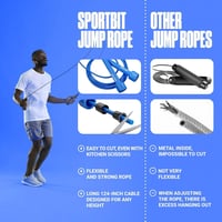 YSCARE Állítható Ugrókötél 3M Fitness Crossfit Nőknek Férfiaknak Gyerekeknek Rózsaszín - pink 7