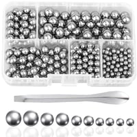 YSDMY 350 db Acélgolyó Készlet 4-8mm Csapágygolyó Rozsdamentes Kerékpár Alkatrész 1