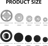 Ysislybin 5 részes gázfőzőlap fedél szett Sabaf égőhöz 2