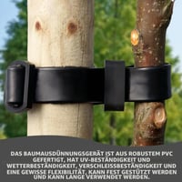 YSJCHEBS gumene vezice za drveće, pakiranje od 8 komada, elastična traka za vezanje, potpora za biljke i pričvršćivanje uz vrtni kolac 4