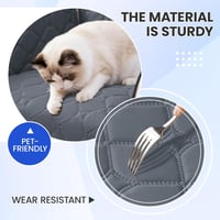 Ystyle 100% vízálló L alakú kanapévédő 4 személyes fordítható sarokkanapéhoz - L Form 4 Sitzer (L 280 CM), Darkgray 7