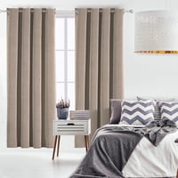 Ystyle bársony sötétítő függöny szett 2db 140x240cm kamel 7