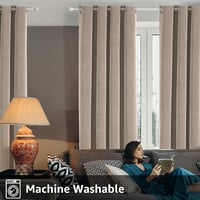Ystyle bársony sötétítő függöny szett 2db 140x240cm kamel 6