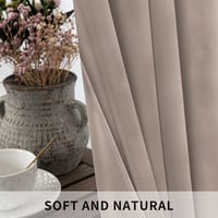 Ystyle bársony sötétítő függöny szett 2db 140x240cm kamel 5