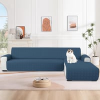 Ystyle vízálló sarokkanapé-huzat 4 személyes, L 300 cm - Berlin Blue 2