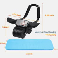 Ytloospt Automatikus Hasizom Roller Könyöktámasztással - 2in1 Core Trainer Otthonhoz 8
