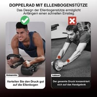 Ytloospt Automatikus Hasizom Roller Könyöktámasztással - 2in1 Core Trainer Otthonhoz 3