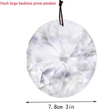 YU FENG 85mm Függő Kristály Prizma Suncatcher Ablakdísz Szivárvány Fénytörő 3