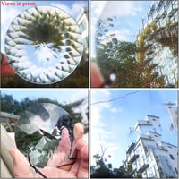 YU FENG 85mm Függő Kristály Prizma Suncatcher Ablakdísz Szivárvány Fénytörő 8